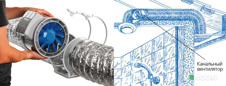 Особенности монтажа канального вентилятора