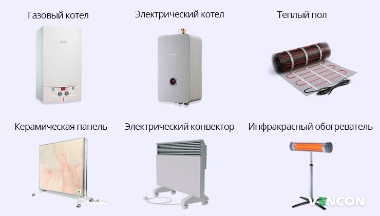 Оборудование для отопления квартиры