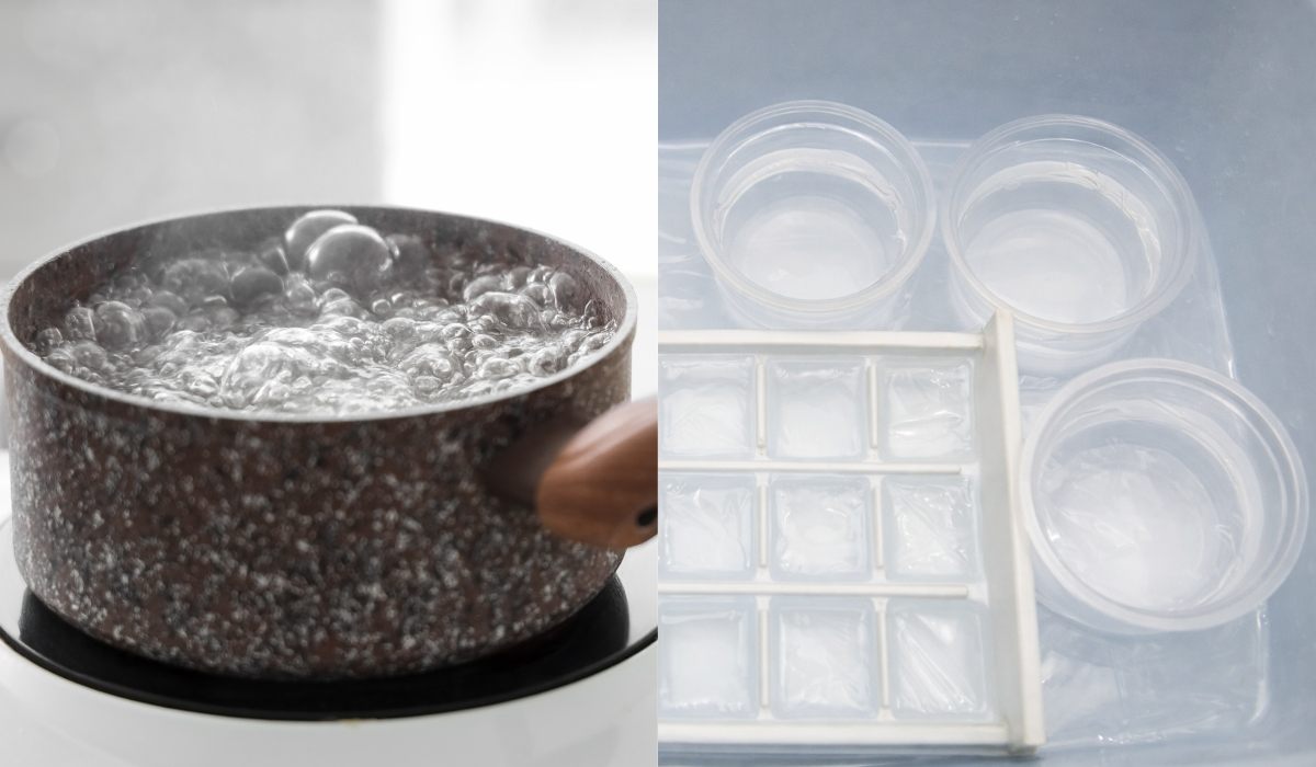 Двічі прокип'ячена вода: спосіб отримання прозорого льоду