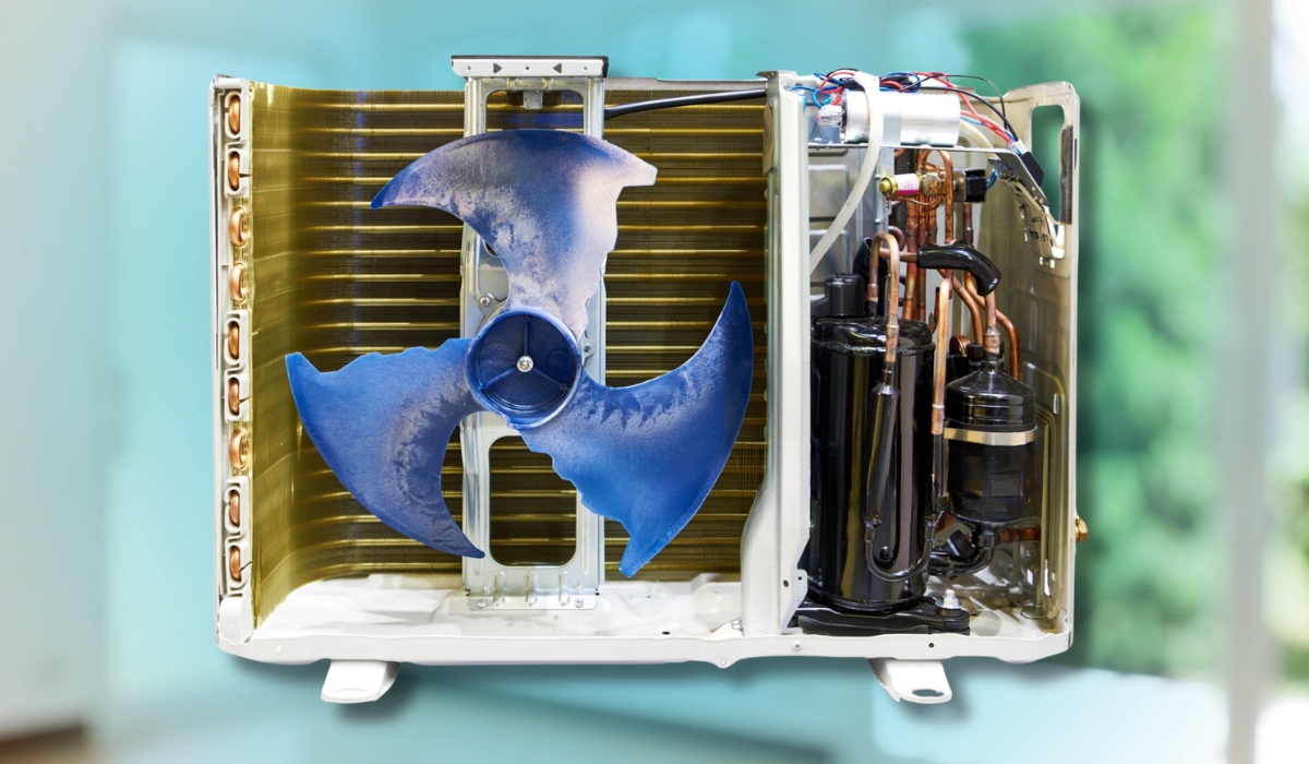 Наружный блок кондиционера: что находится внутри устройства