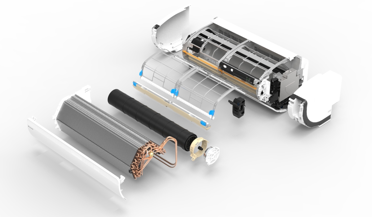 Внутренний блок кондиционера: основные компоненты устройства