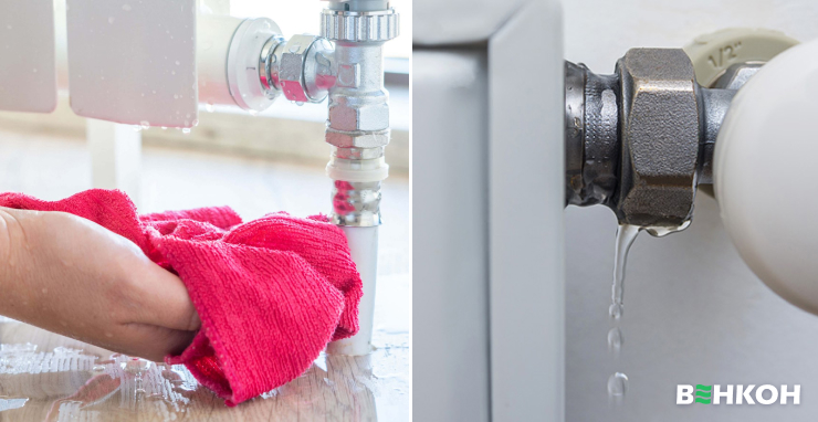 Причины протекания батареи отопления