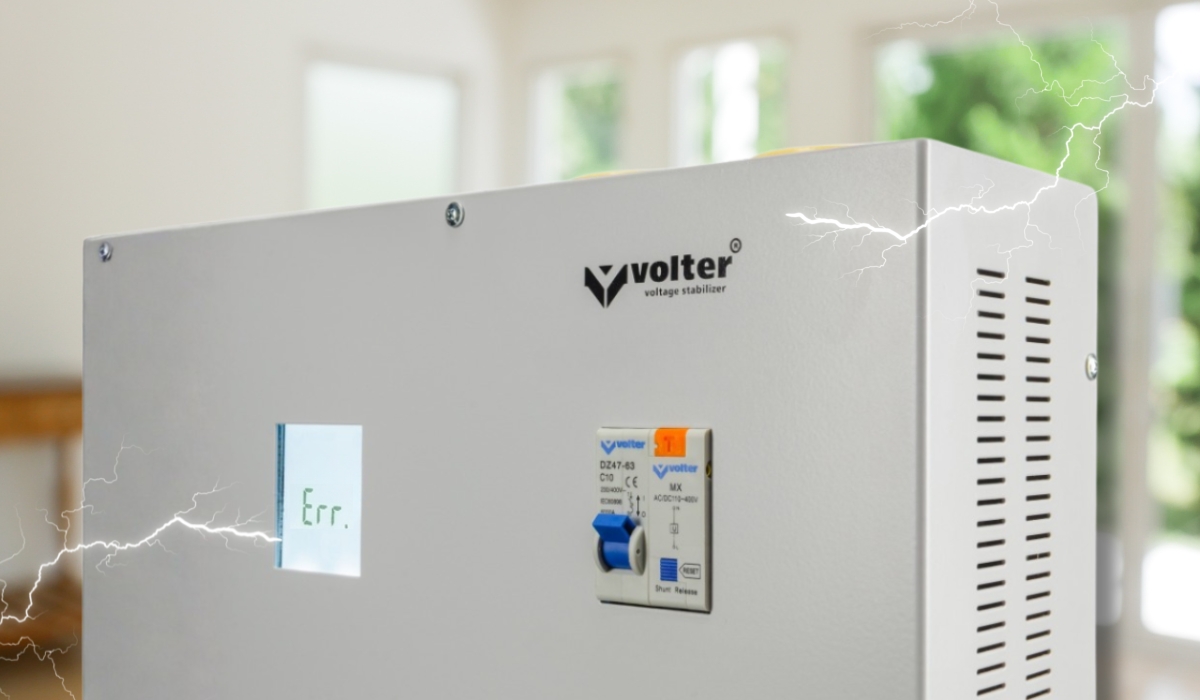 Стабилизаторы напряжения бренда Volter: код Err на дисплее устройства