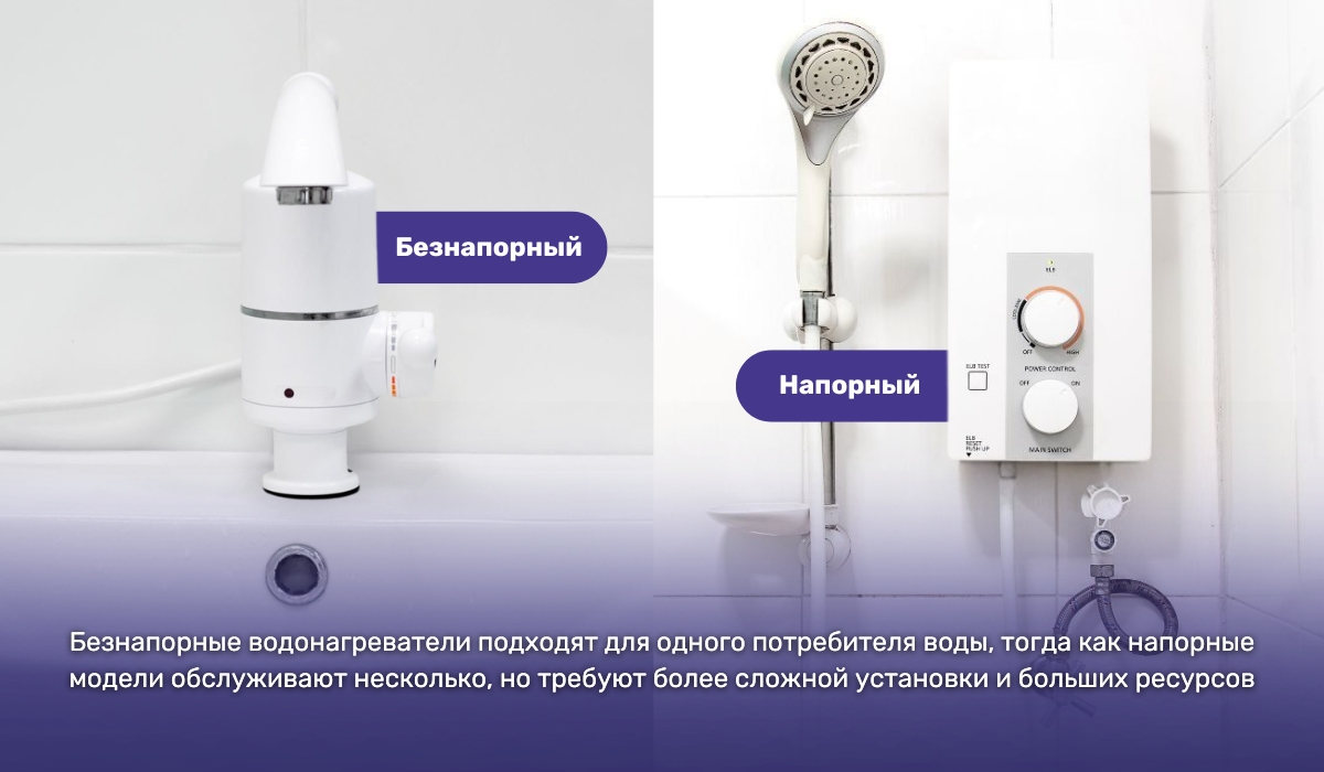 Горячая вода в квартире или доме с помощью проточного электрического водонагревателя: безнапорные и напорные модели