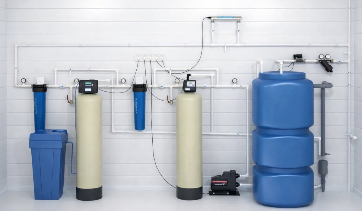 Комплексна підготовка води: що входить до складу системи