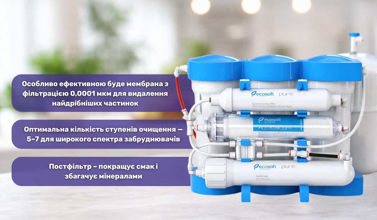 Селен у питній воді: на що слід звернути увагу при виборі системи зворотного осмосу для очищення