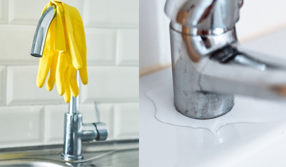 Щоб змішувач служив довше, не залишайте зайвих предметів на крані