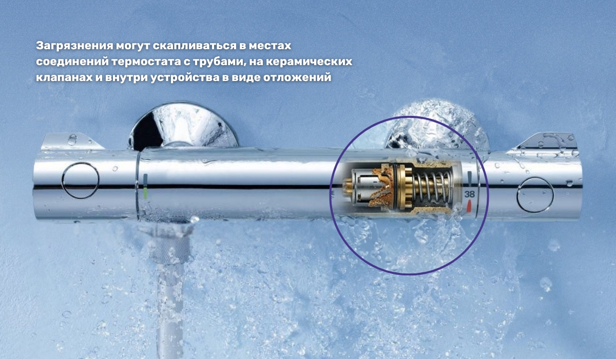 Долгий срок службы крана зависит от своевременного ремонта: на что обратить внимание в смесителе с термостатом