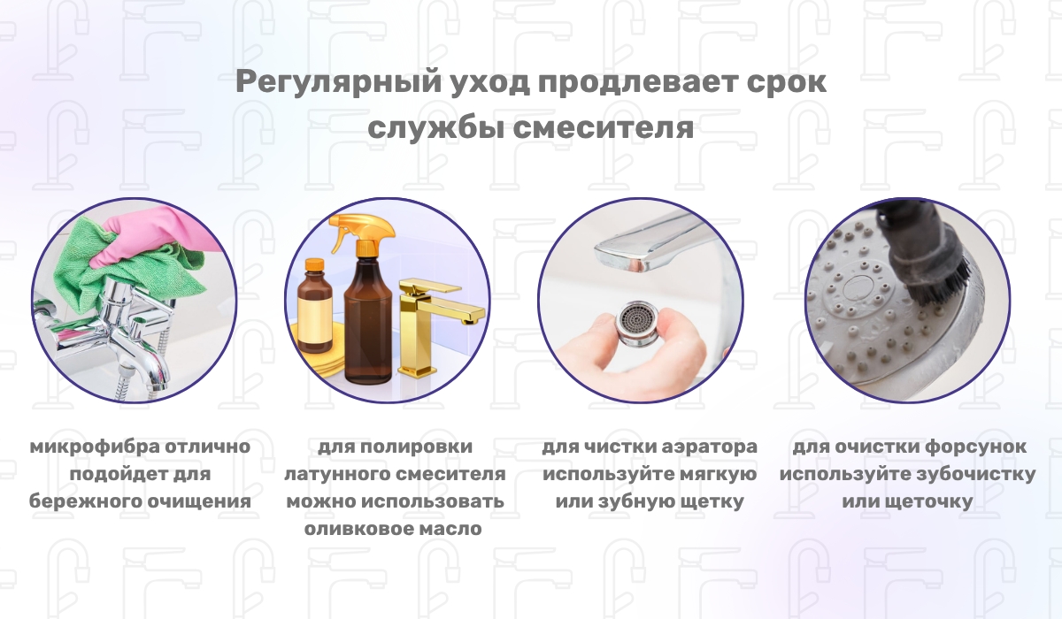 Регулярный уход за смесителем продлевает его срок службы: шаги для правильной очистки