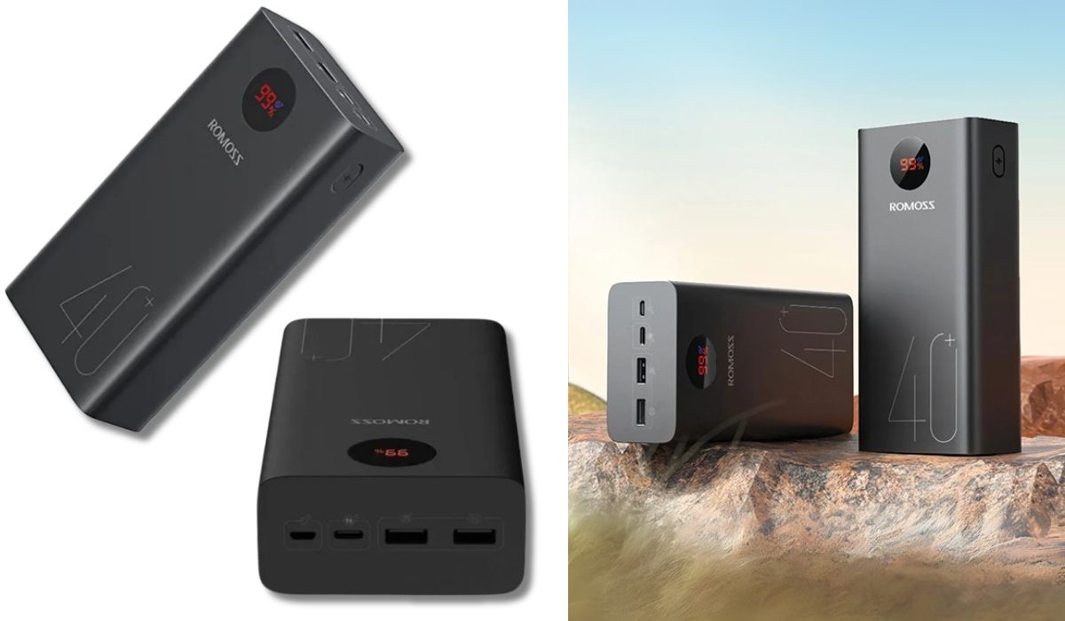 Romoss 40000mAh 18W PEA40 (PEA40-112-2135) - стильний та ефективний повербанк у рейтингу