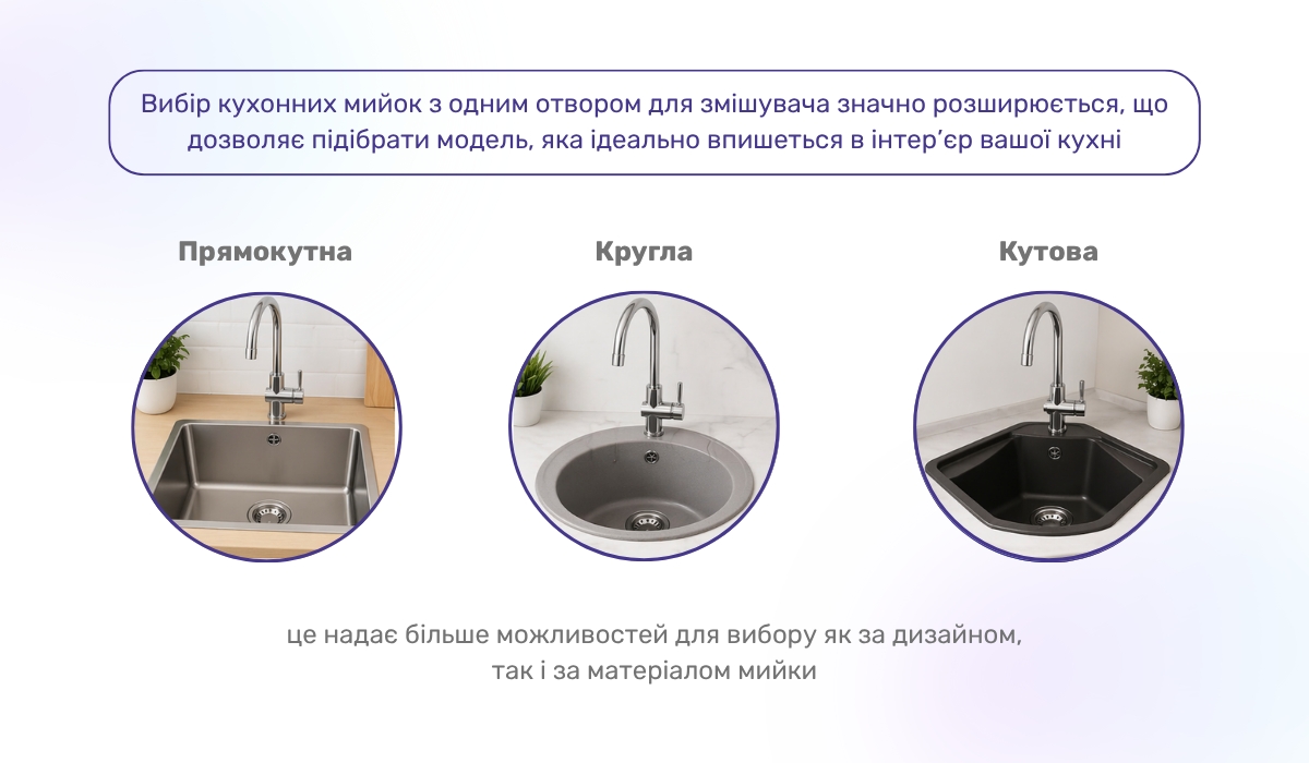 Змішувач із фільтром розширює можливості вибору кухонної мийки