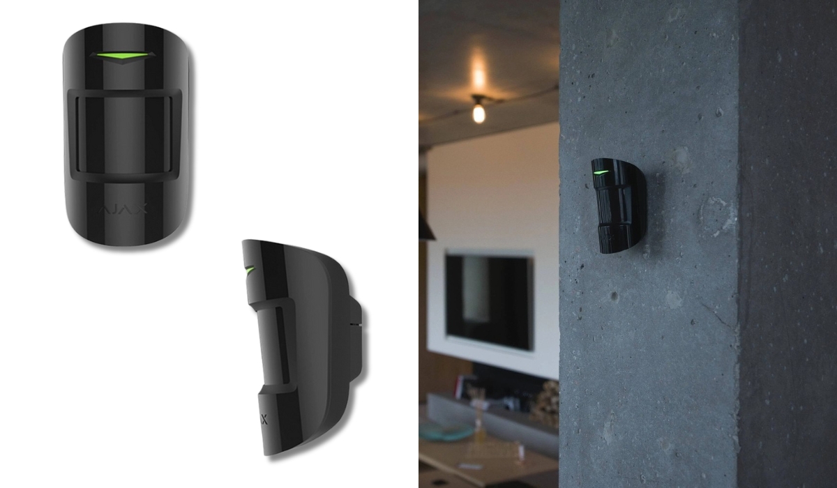 Ajax MotionProtect Plus Black - перший у рейтингу датчиків руху