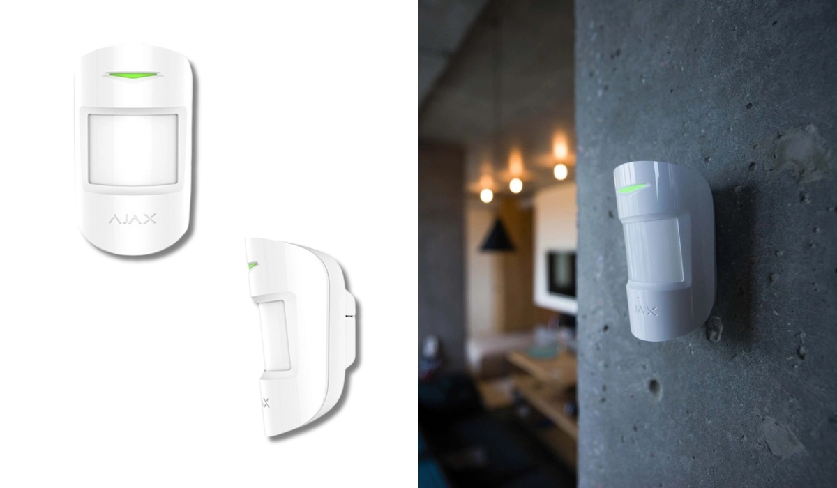 Ajax MotionProtect White - топовий датчик руху в рейтингу