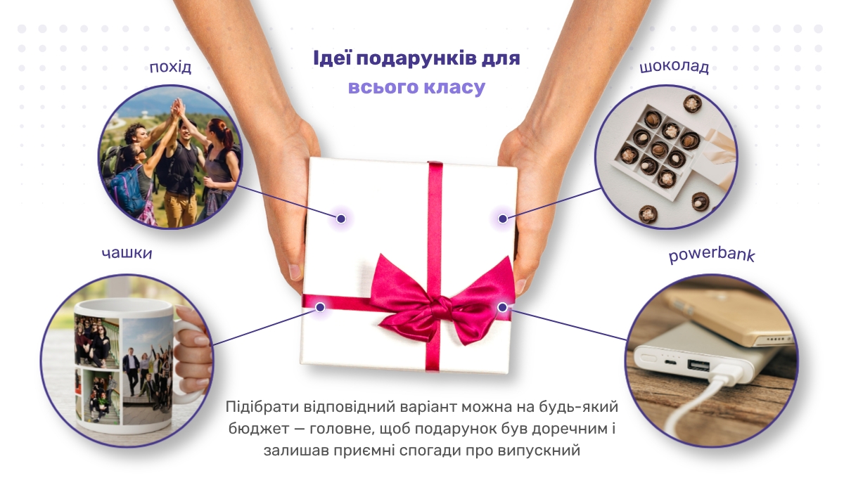 Що подарувати всьому класу на випускний: ідеї на будь-який бюджет