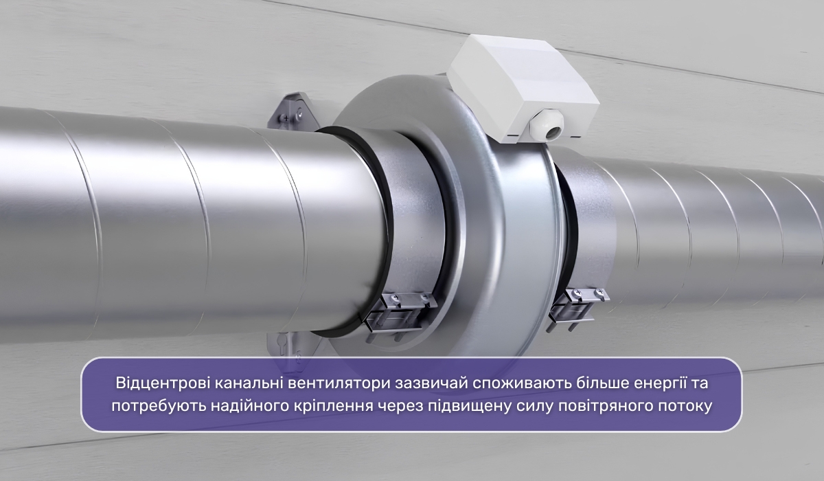 Відцентрові канальні вентилятори: особливості
