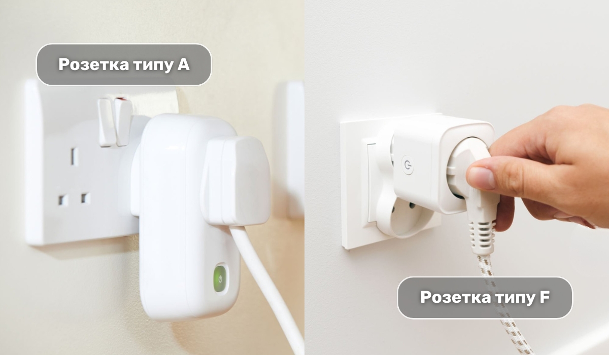 Що важливо враховувати під час покупки: типи роз’ємів розумних розеток