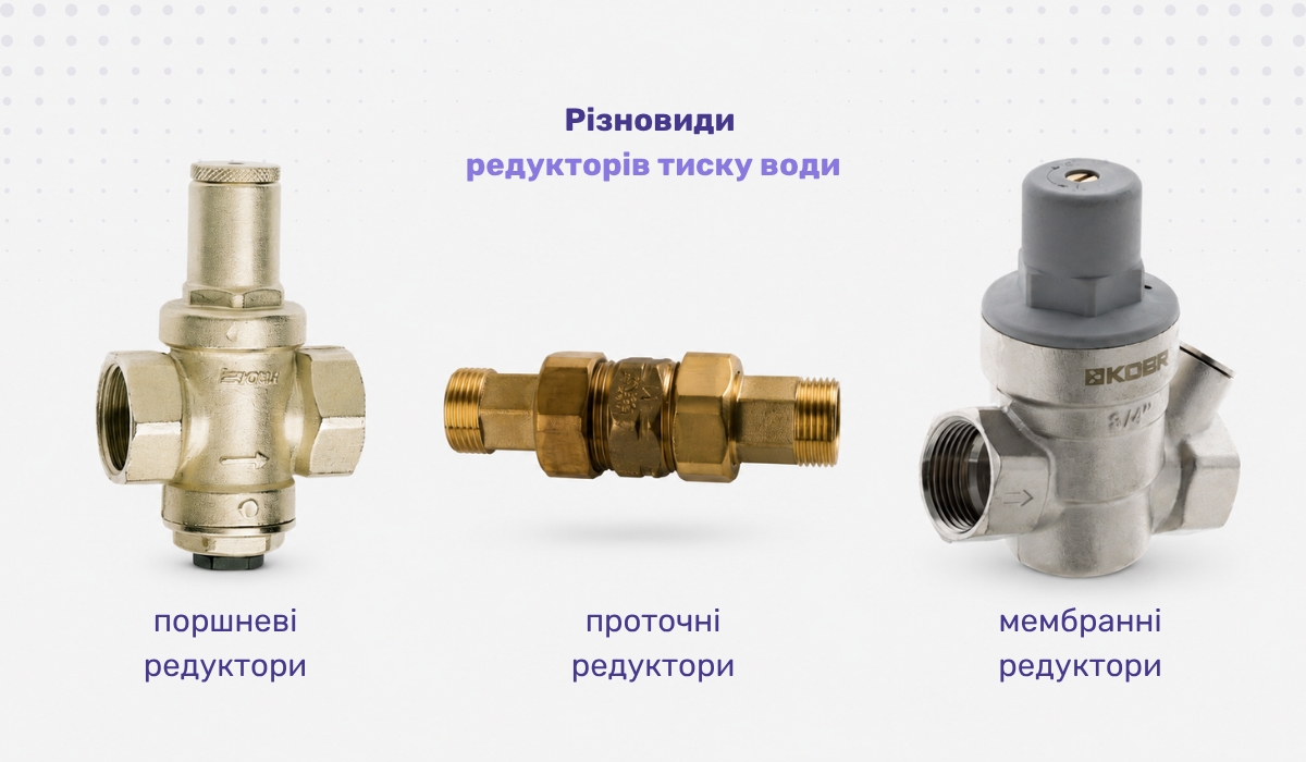 Як підібрати редуктор тиску води за типом: які можуть бути варіанти