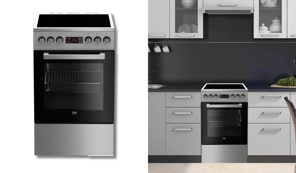 Beko FSM57300GX - лучшая в рейтинге электрических плит