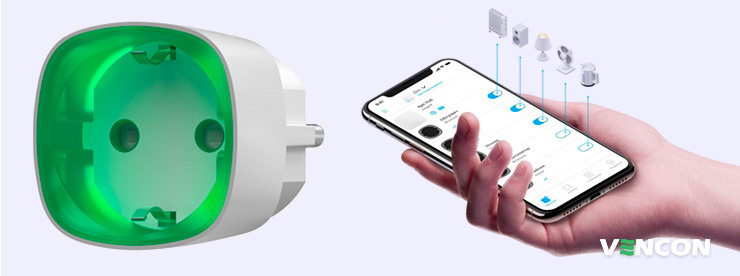 Дистанційне керування технікою за допомогою Ajax Socket White