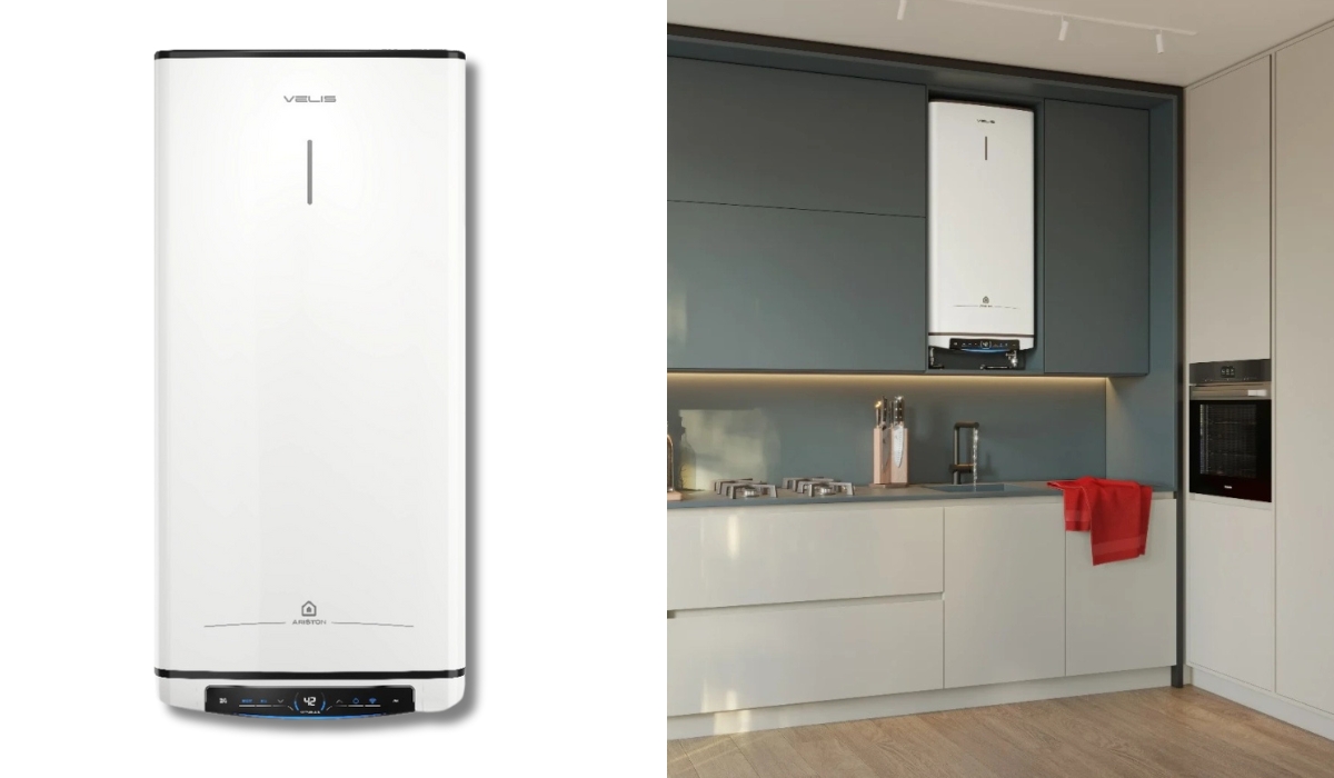 Ariston VELIS PRO DRY WIFI 80 EU (3100909) - первый в рейтинге бойлеров с сухим ТЭНом
