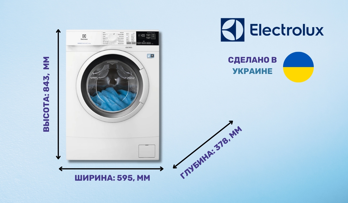 Надежная стиральная машина - Electrolux EW6S406WU в рейтинге самых надежных