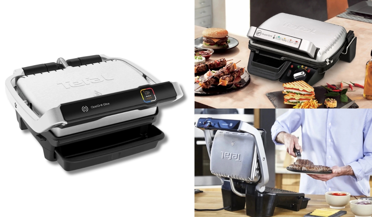 Tefal GC750D30 OptiGrill Elite - перший у рейтингу електрогрилів