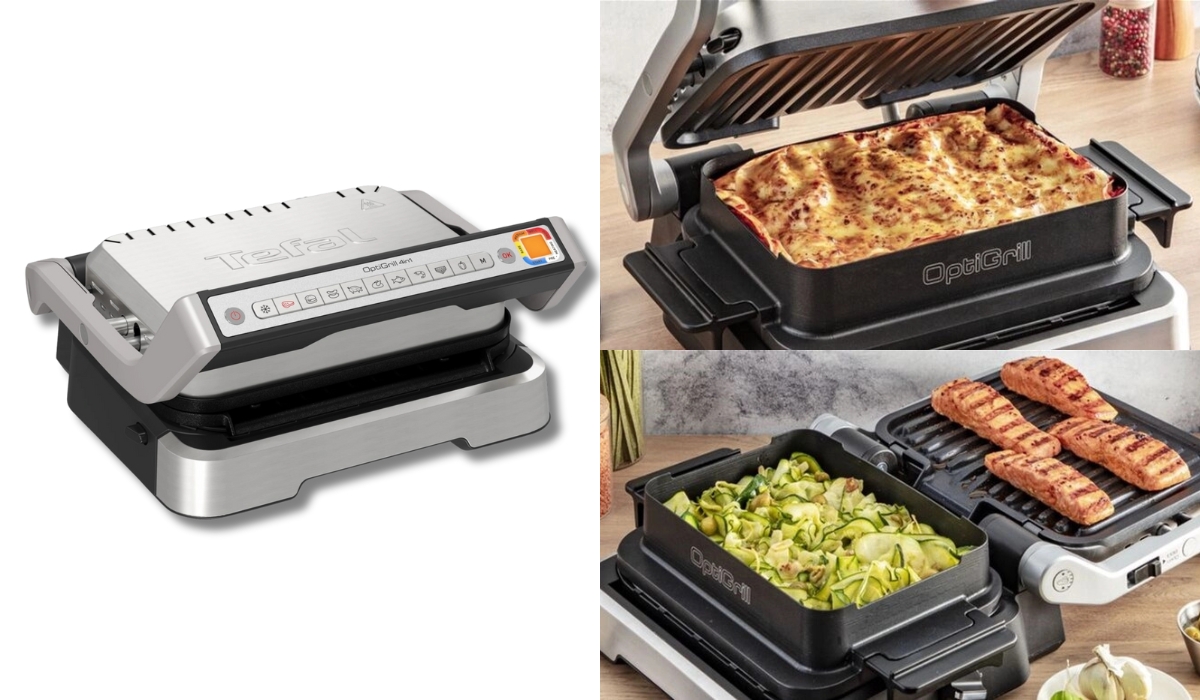 Tefal OptiGrill 4in1 Inox GC774D30 - популярний електрогриль із широким функціоналом