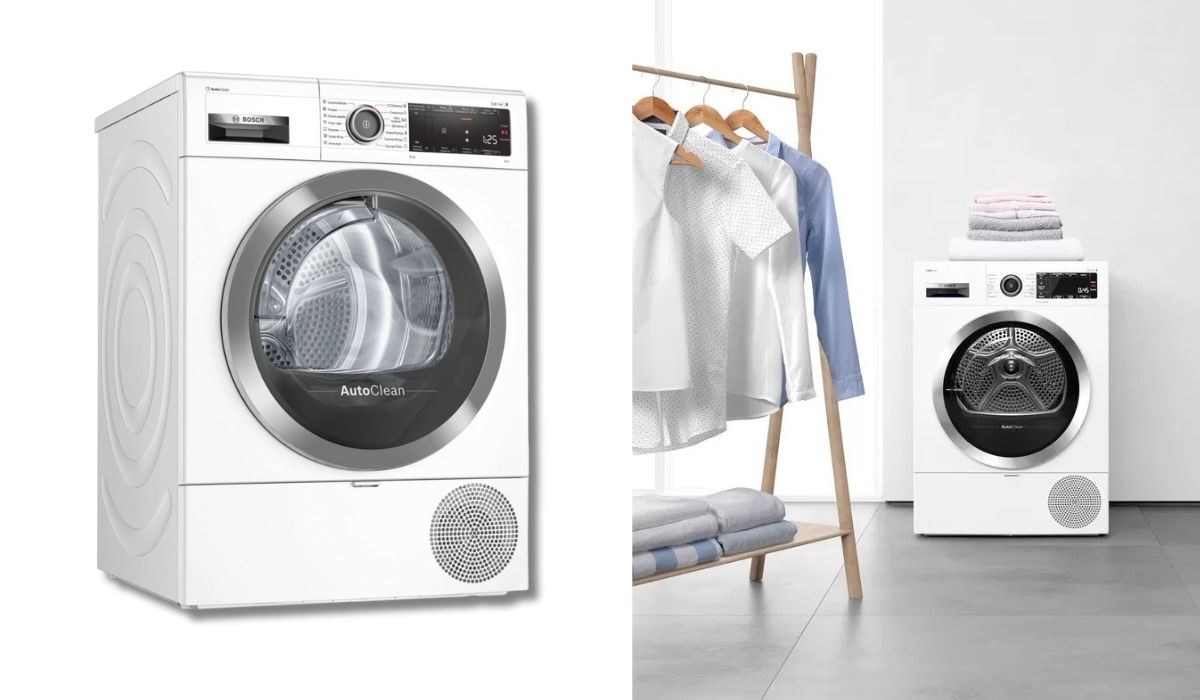Bosch WTX87M90UA - первая в рейтинге сушильных машин