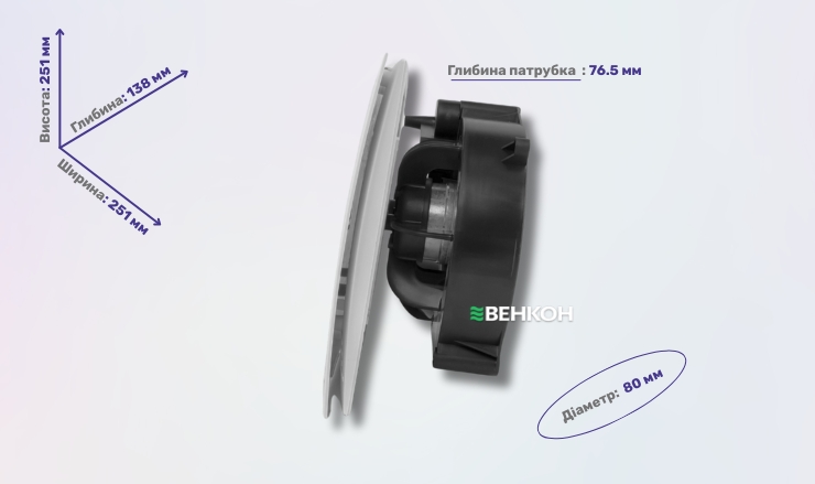 Maico ER 60 - витяжний вентилятор зі зворотним клапаном