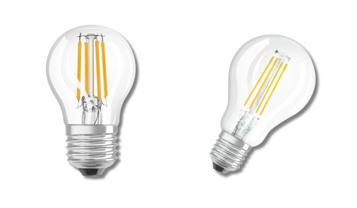 Osram LED P60 5.5W 2700K E27 (4058075434882) - економічна лампа, що входить до рейтингу LED ламп