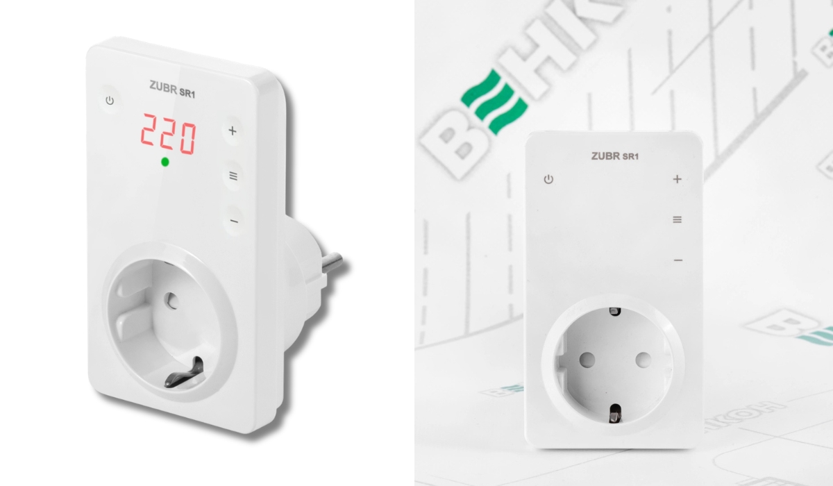 Zubr SR1 red - первая позиция в рейтинге защитных реле напряжения