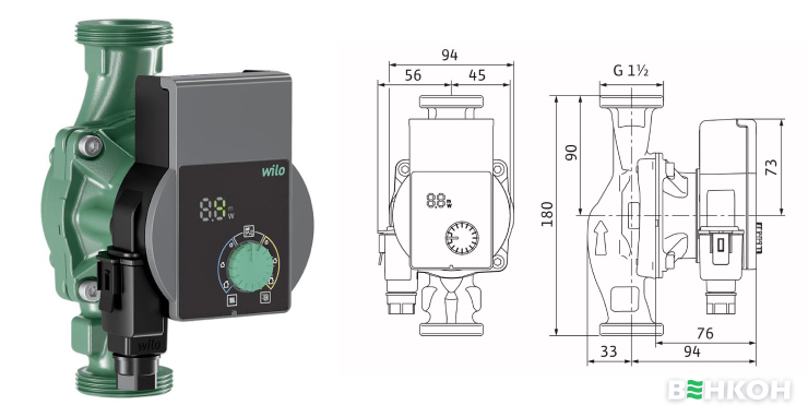 Wilo Yonos Pico 1.0, 25/1-6 - надійний циркуляційний насос у рейтингу кращих