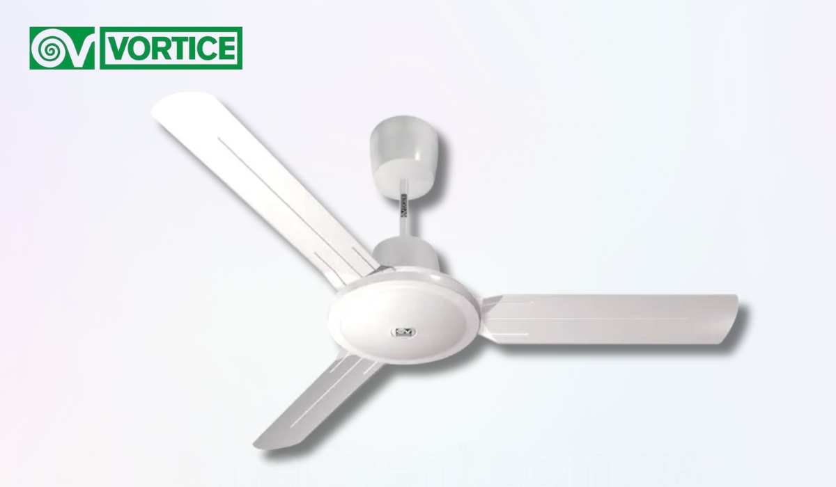 Vortice Nordik International Plus 120/48 - хороша лінійка стельових вентиляторів у рейтингу