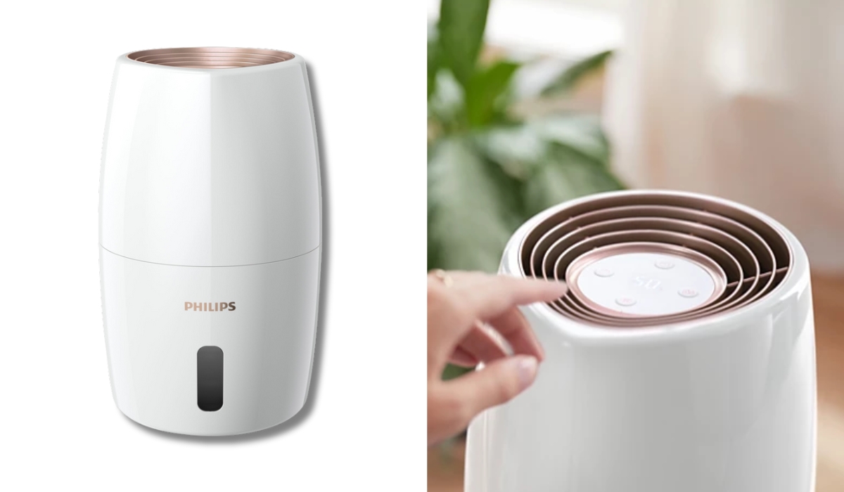 Philips HU2716/10 - невеликий, але потужний зволожувач повітря в рейтингу найкращих