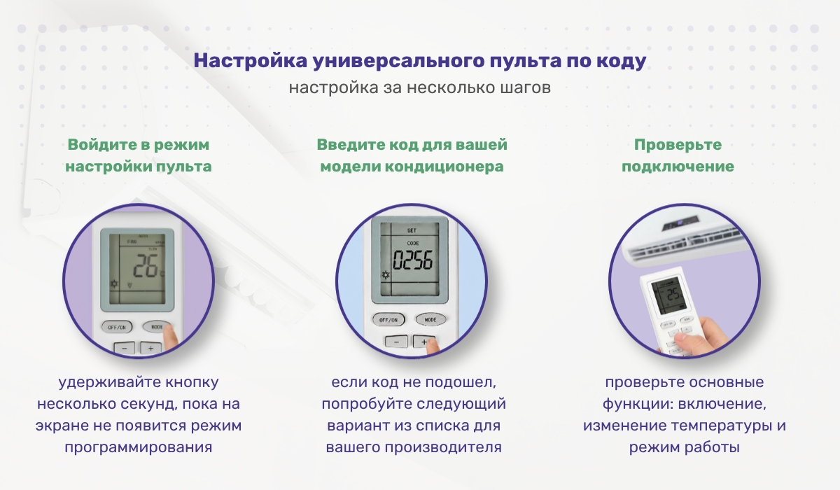 Как настроить универсальный пульт по коду: пошаговое руководство