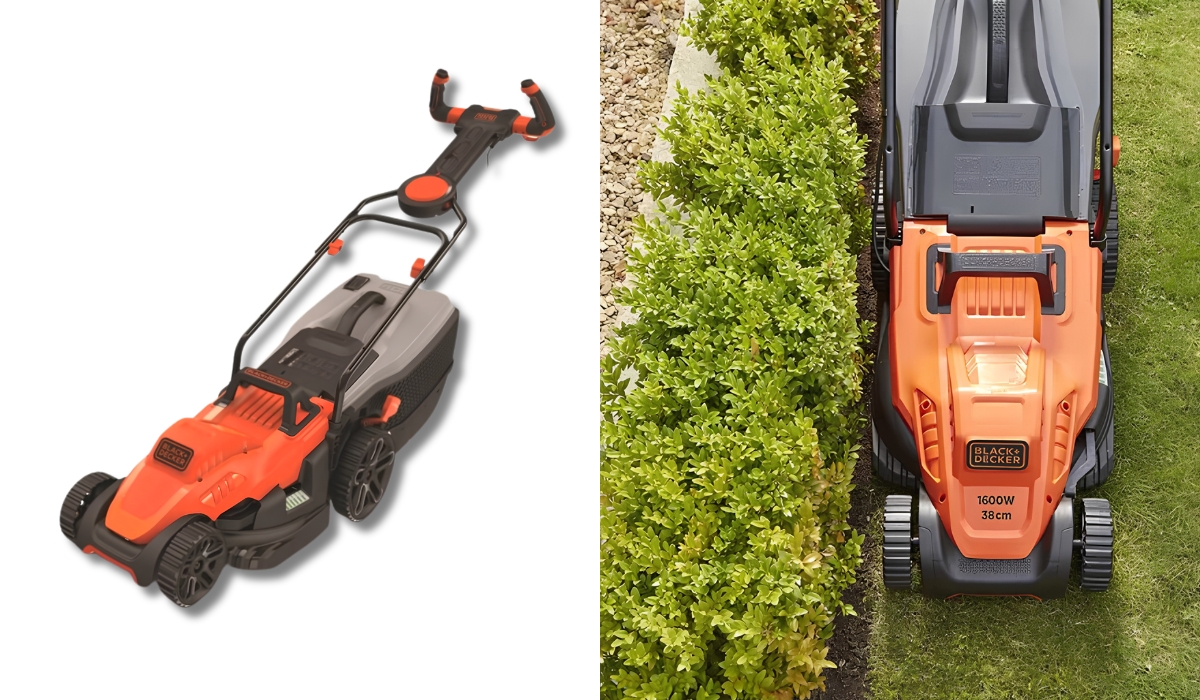 Black&Decker BEMW471ES - удобная газонокосилка в рейтинге рекомендуемых моделей
