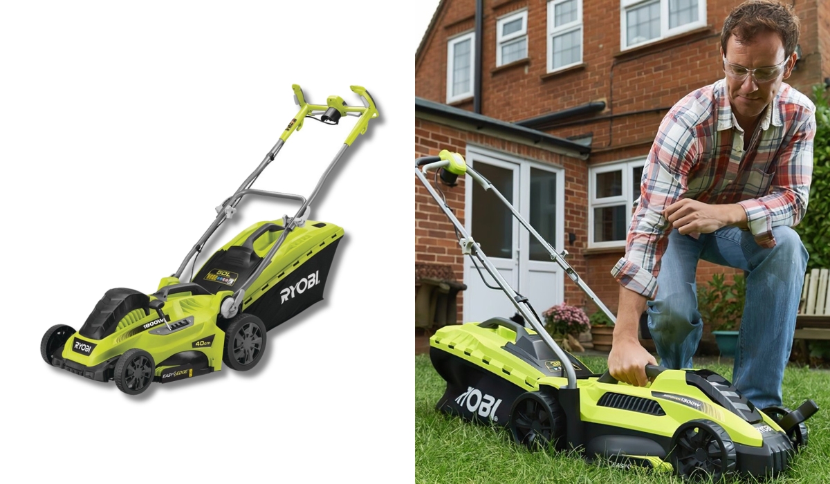 Ryobi RLM18E40H - универсальная газонокосилка, вошедшая в рейтинг лидеров