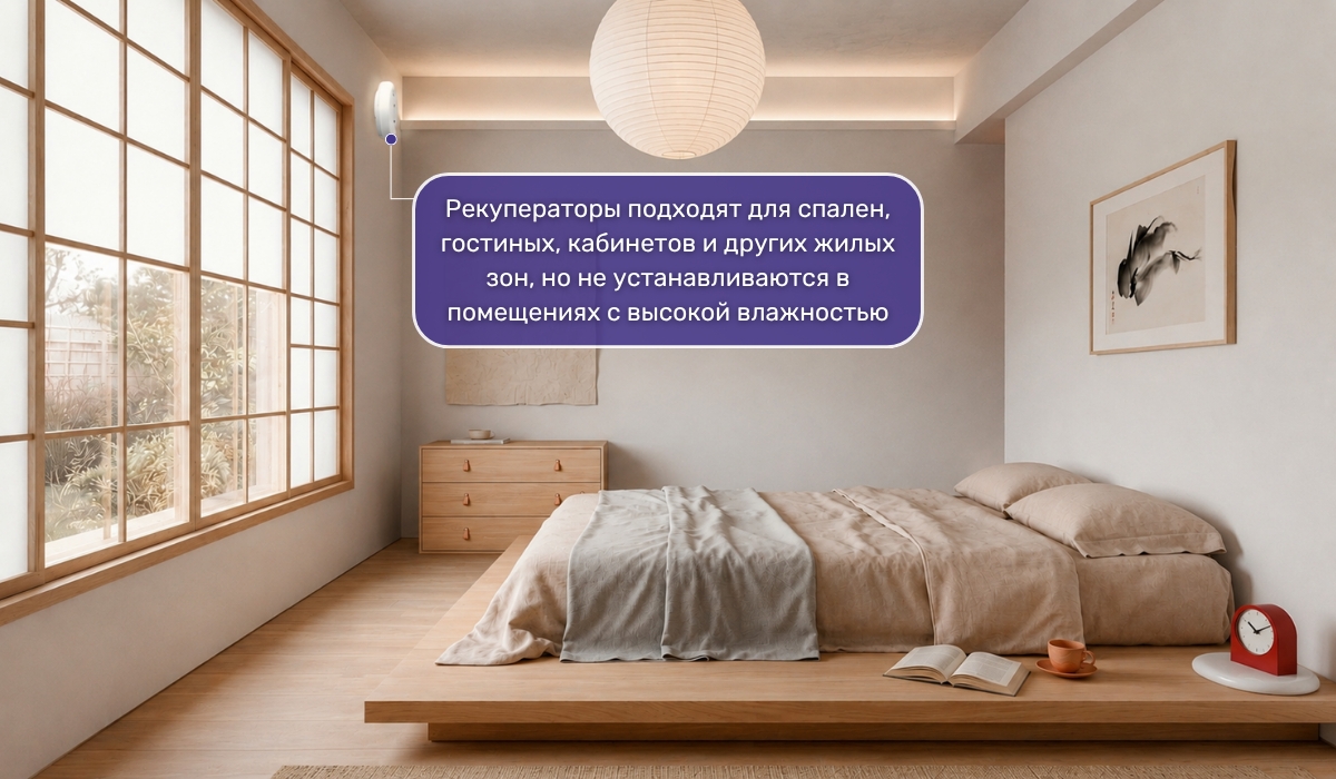 Рекуператор в японском интерьере: поддержание комфортного микроклимата и свежего воздуха