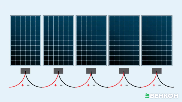 Особенности соединения солнечных панелей последовательно