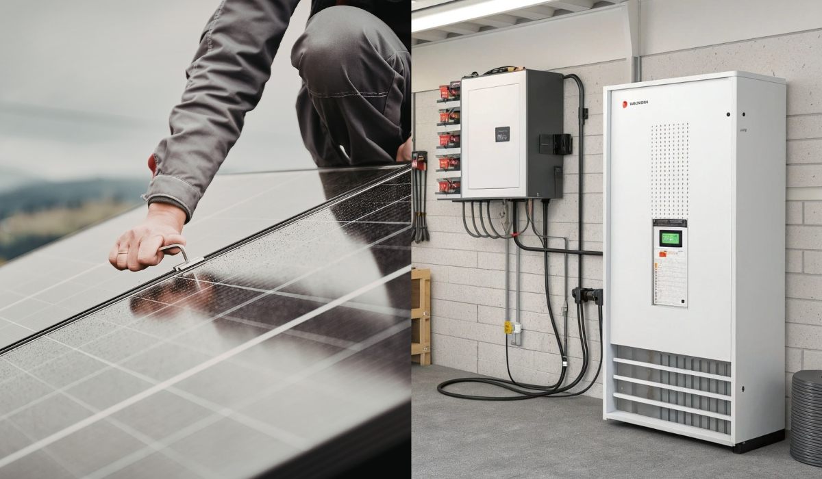 Автономная схема подключения солнечных панелей