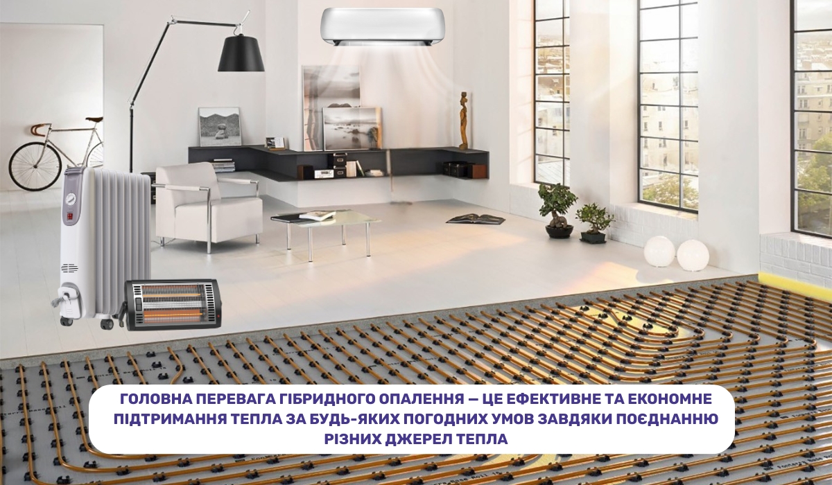 Гібридне опалення: тепло та економія в одному рішенні