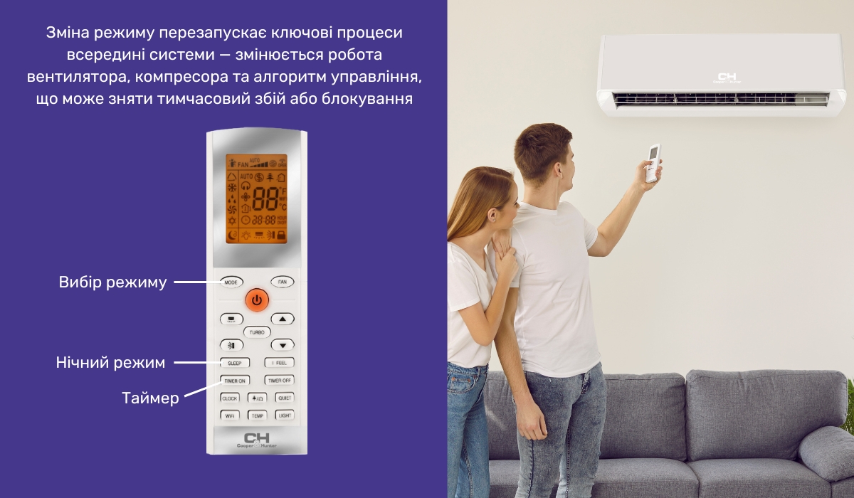 Cooper&amp;Hunter: як усунути помилку H2 і що може допомогти в її вирішенні