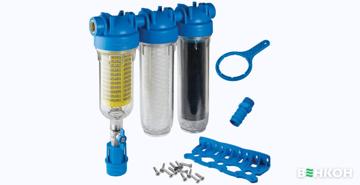 Надежная линейка фильтров предварительной очистки - Atlas Filtri Hydra Rainmaster Trio LA KIT в рейтинге самых надежных