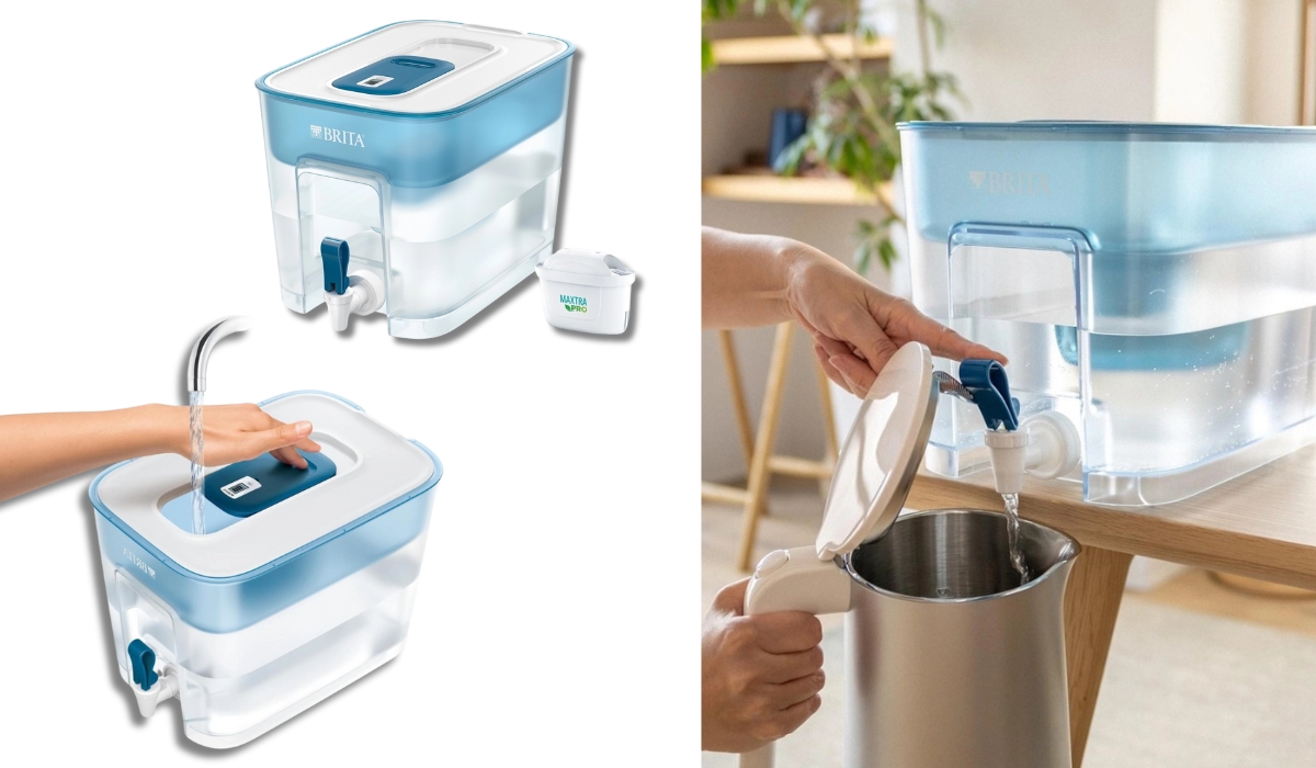 Brita Flow Memo MXPro 8.2л (1052805) Cиний - надежный фильтр-кувшин в рейтинге лучших