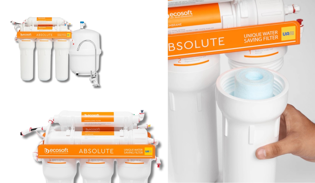 Ecosoft Absolute MO675MECO - хороший водный фильтр с обратным осмосом в рейтинге