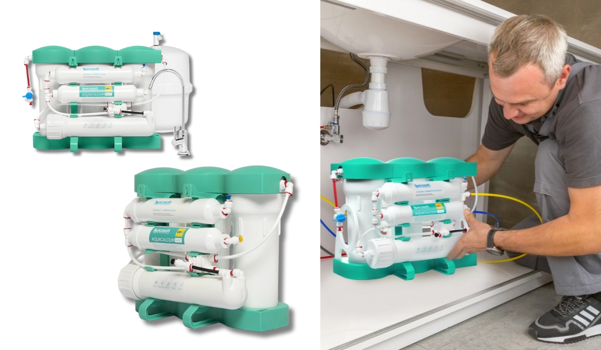 Ecosoft Pure AquaCalcium Mint MO675PUREMACECO - лучший в рейтинге водных фильтров с обратным осмосом