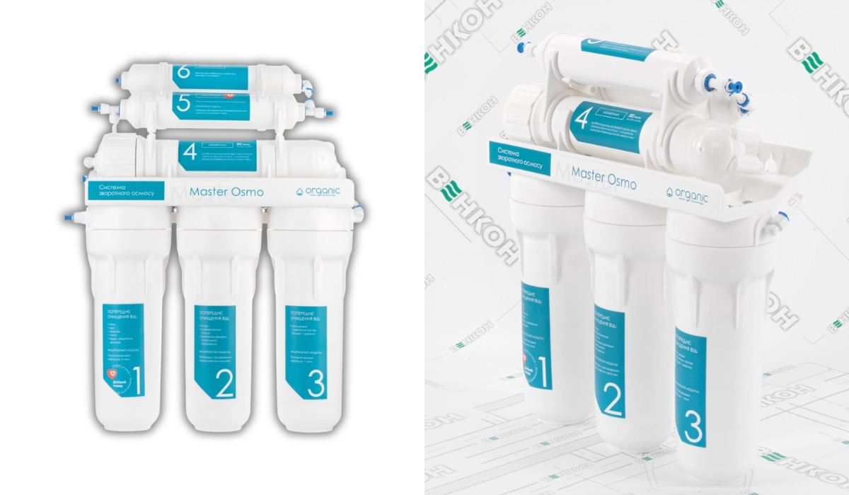 Organic Master Osmo 6 — заслуженно вошедший в рейтинг лучших фильтр обратного осмоса