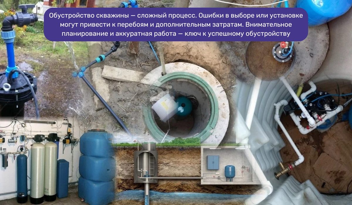 Обустройство скважины - непростая задача, требующая опыта и профессионализма