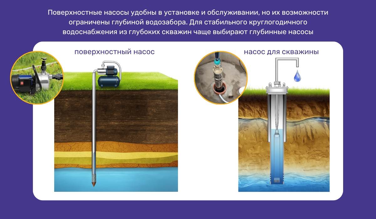 Способы обустройства скважины: какой насос выбрать