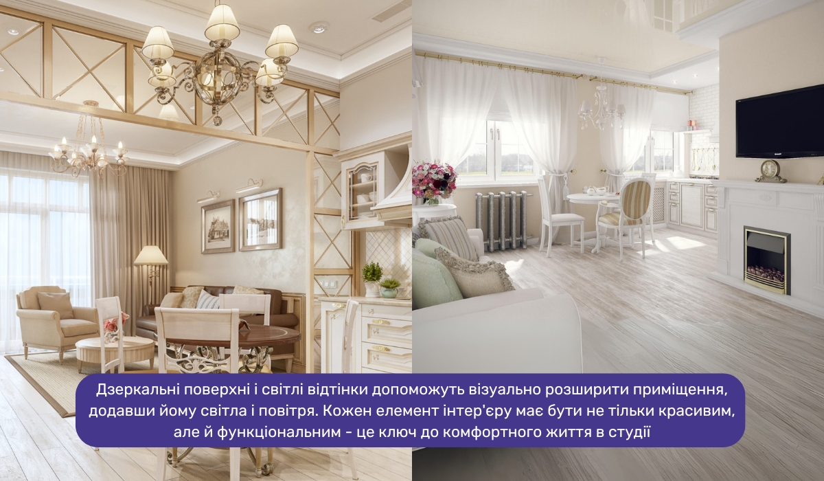 Ремонт квартири-студії в стилі прованс: як грамотно організувати простір